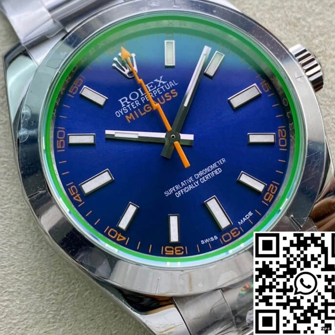 Dial Rolex Milgauss 116400GV AR Blue Factory 0713